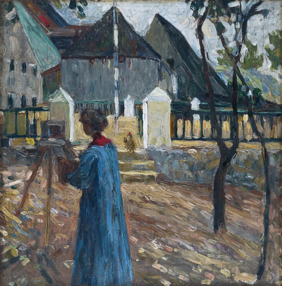 Gabriele Münter maalaamassa - Vassily Kandinsky