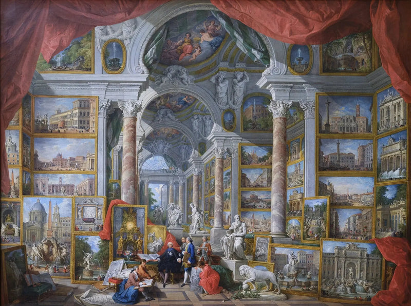 Modernin Rooman näkymätaidegalleria - Giovanni Paolo Panini