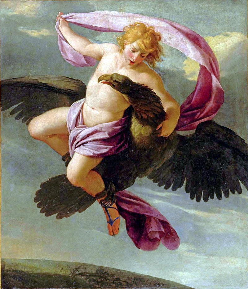 Ganymedes otettu kiertoon Jupiterin - Eustache Le Sueur