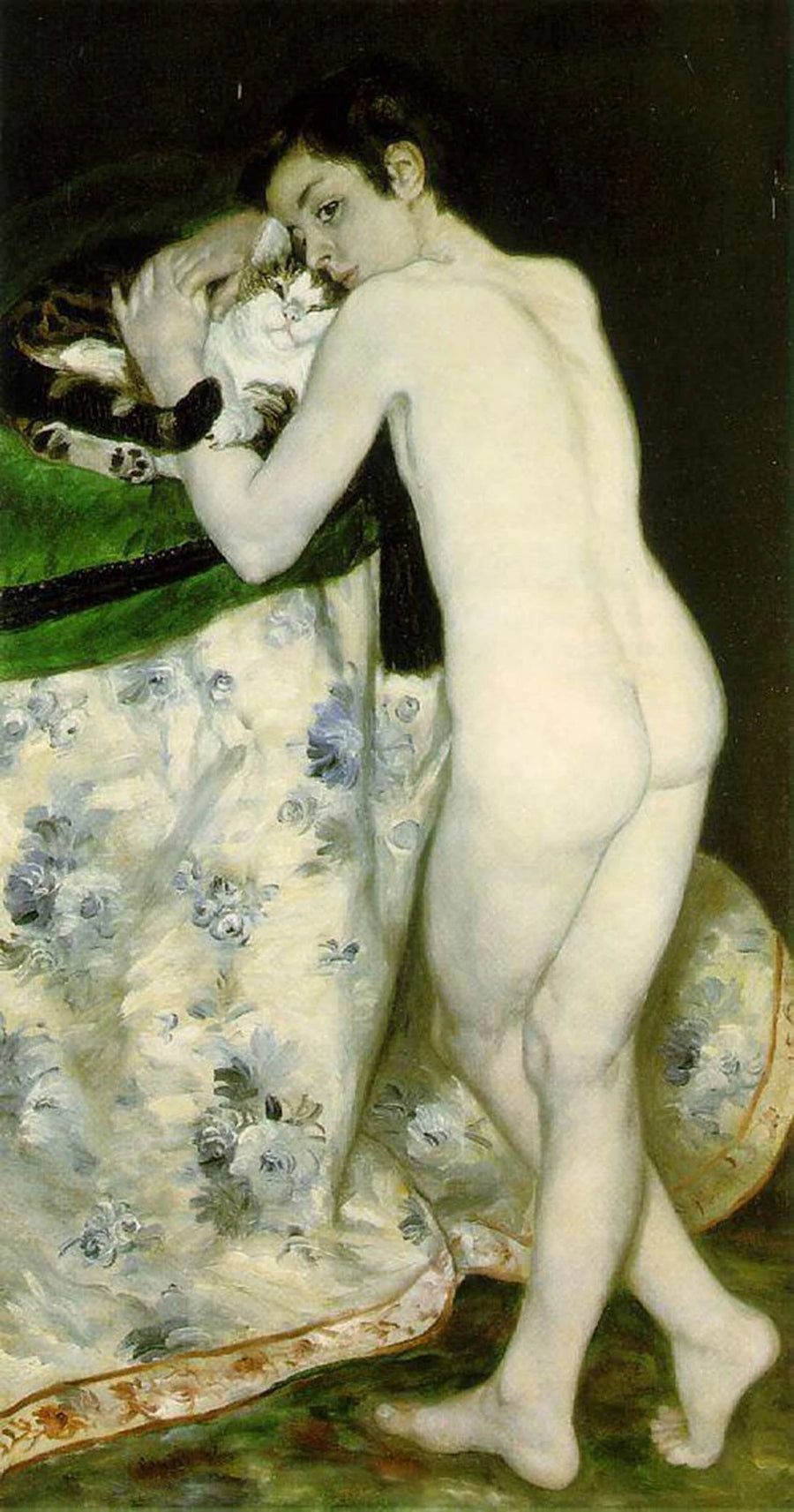 Poika kissan kanssa - Pierre-Auguste Renoir