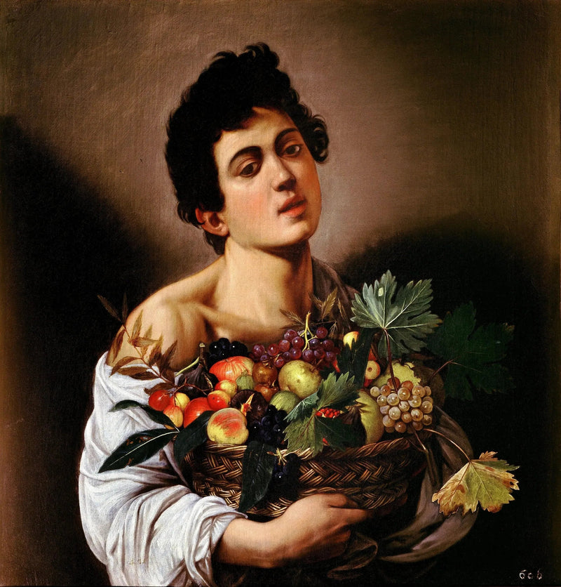 Poika hedelmäkorin kanssa - Caravaggio