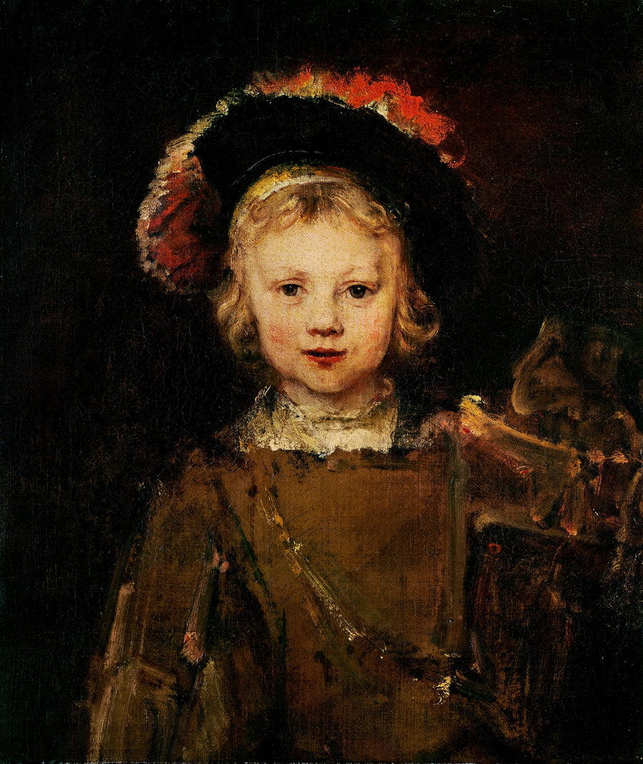 Poika erikoispuvussa - Rembrandt