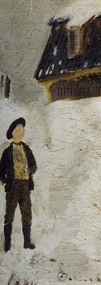 Poika lumessa - Edvard Munch