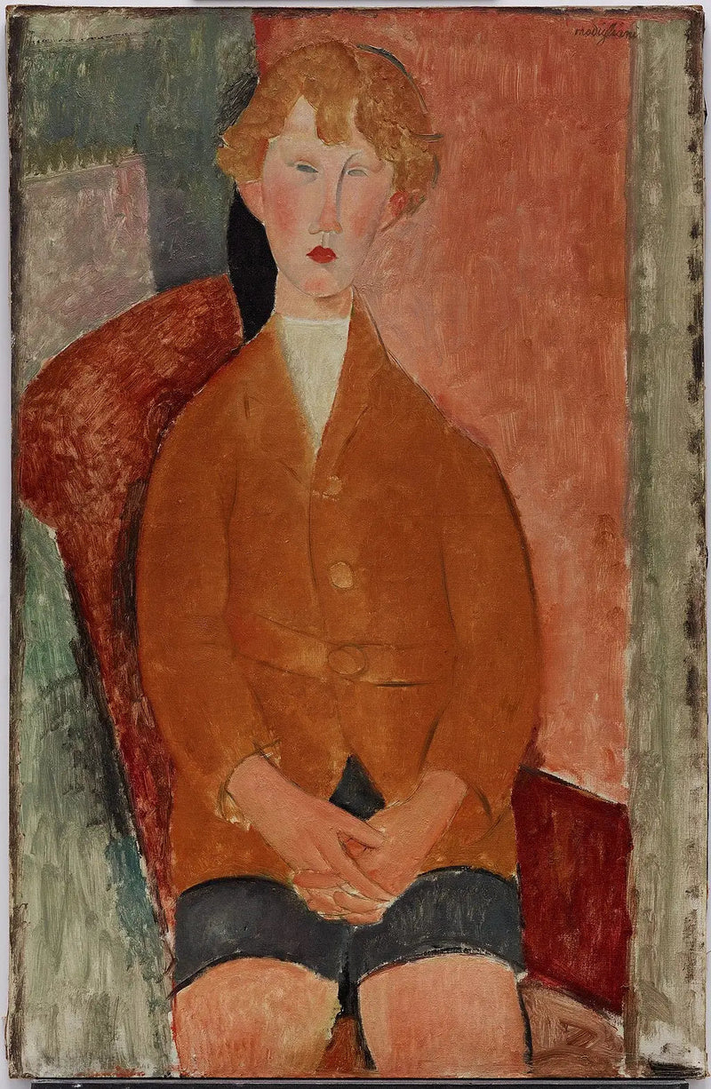 Poika shortseissa - Amedeo Modigliani