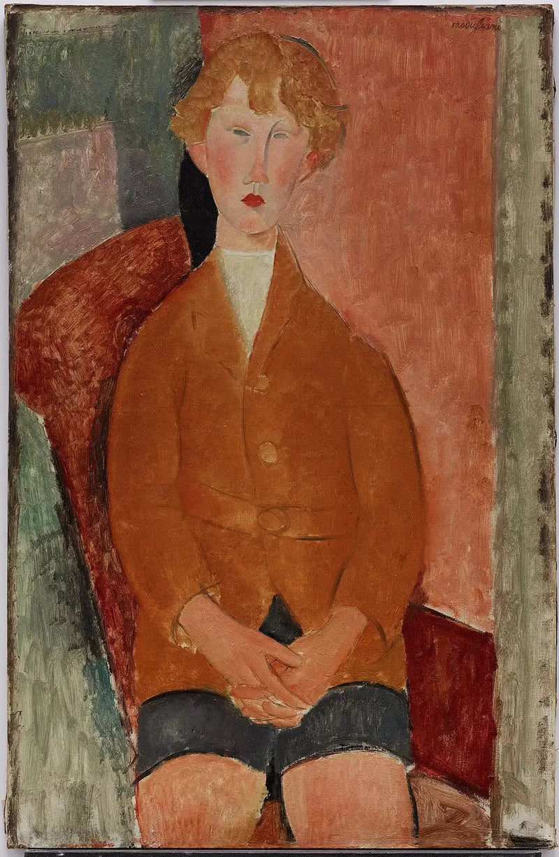 Poika shortseissa - Amedeo Modigliani