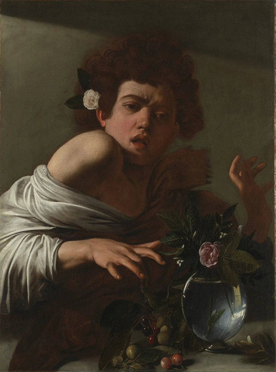 Poika, jota lisko puri - Caravaggio