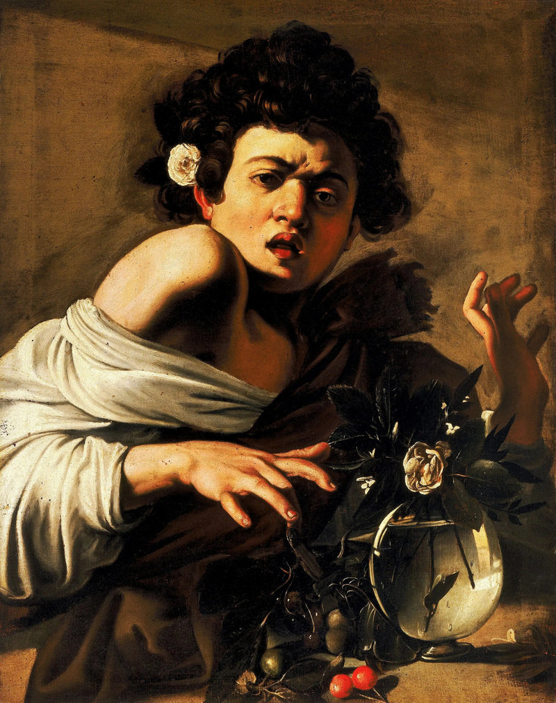 Poika, jota lisko puri - Caravaggio