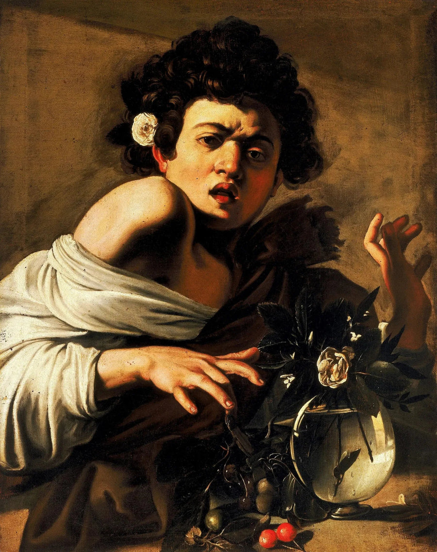 Poika, jota lisko puri - Caravaggio
