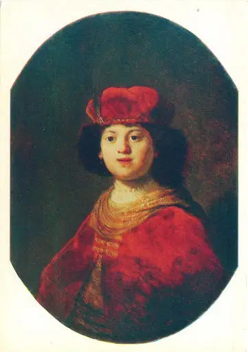 Rikkaasti pukeutunut poika - Rembrandt