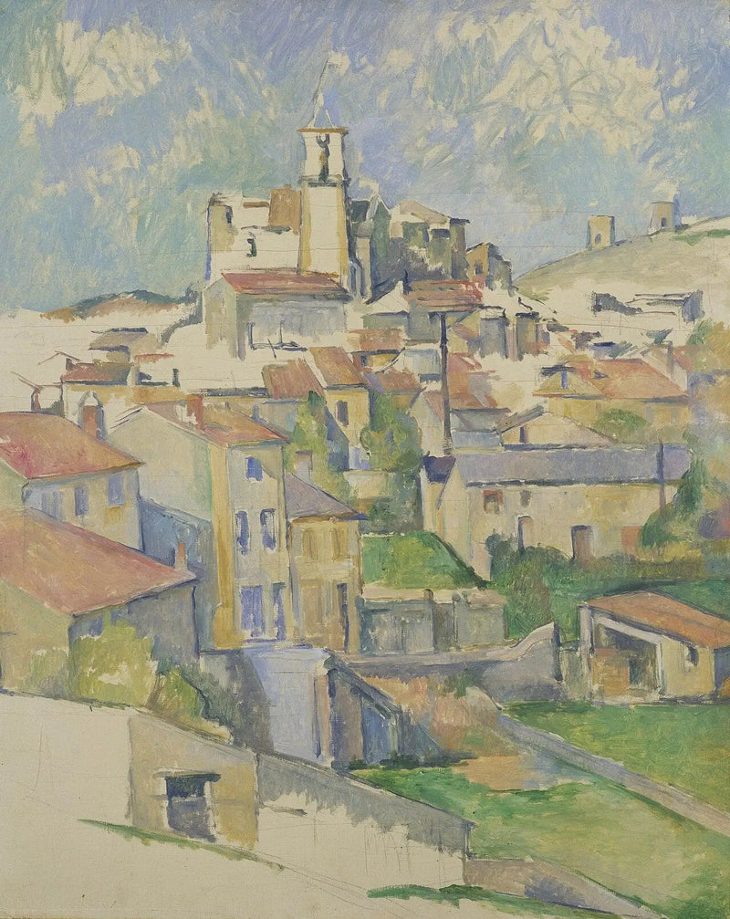 Gardanne (pystysuora näkymä) - Paul Cézanne