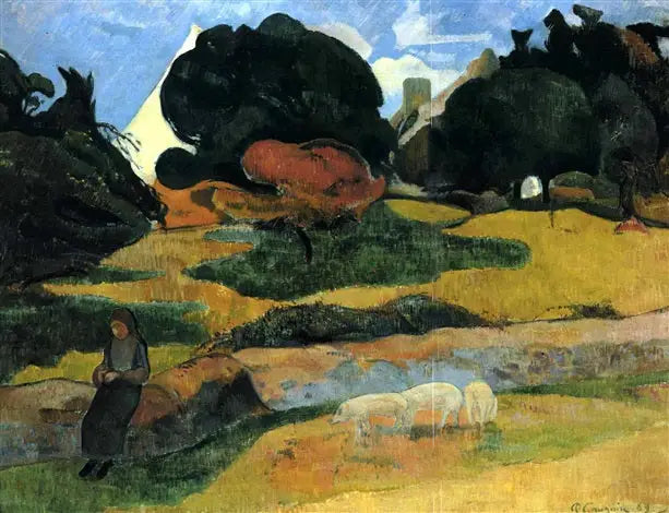 Sianhoitaja - Paul Gauguin
