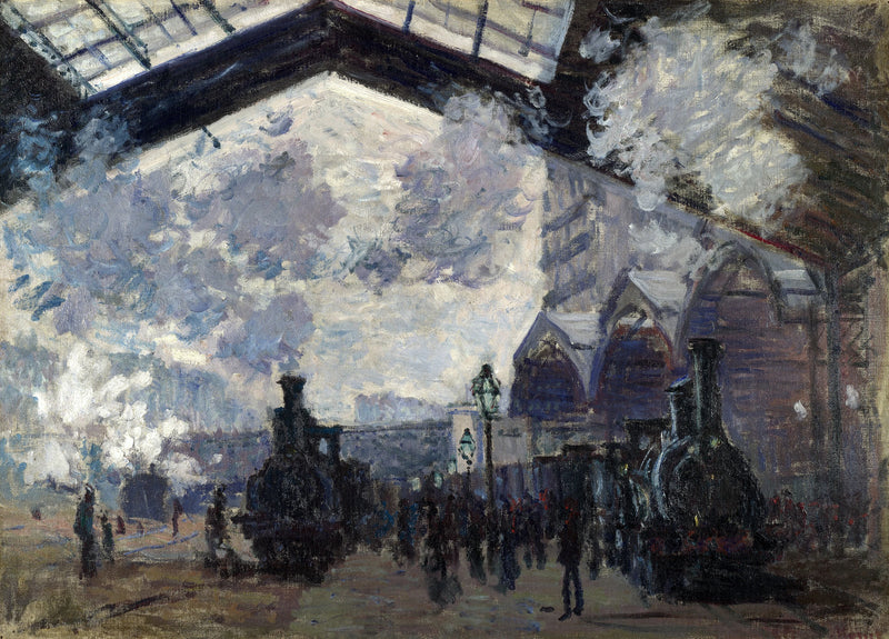 La Gare Saint-Lazare - Claude Monet