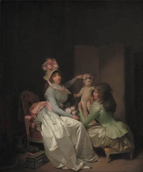 Kupittava Cupidon-patsas - Louis-Léopold Boilly