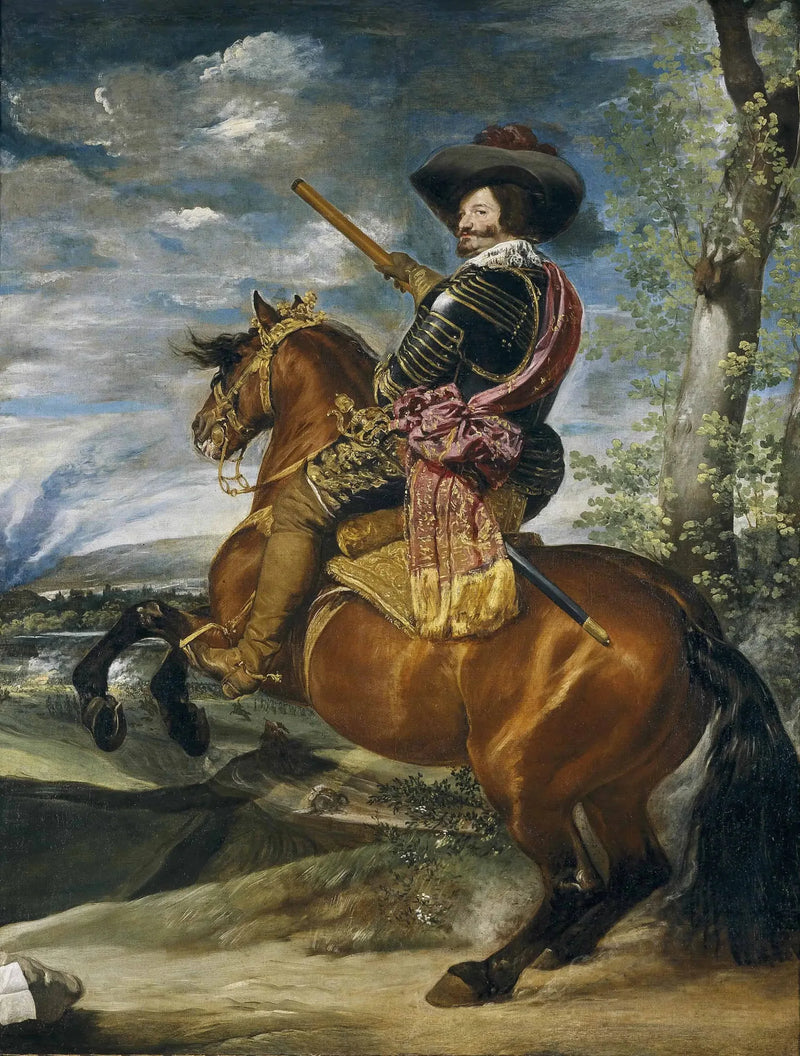 Gaspar de Guzmán, kreivi-duke d'Olivares, ratsain - Diego Velázquez