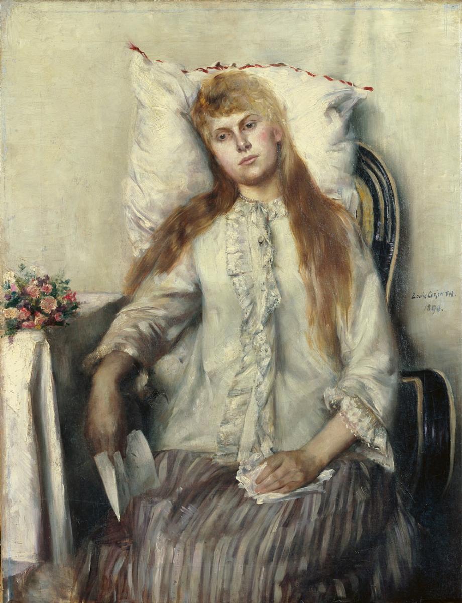 Genesendes Mädchen - Lovis Corinth image 1 tableau peint à l’huile sur toile