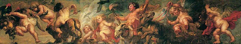 Joutsenet leikkivät eläinten kanssa - Peter Paul Rubens