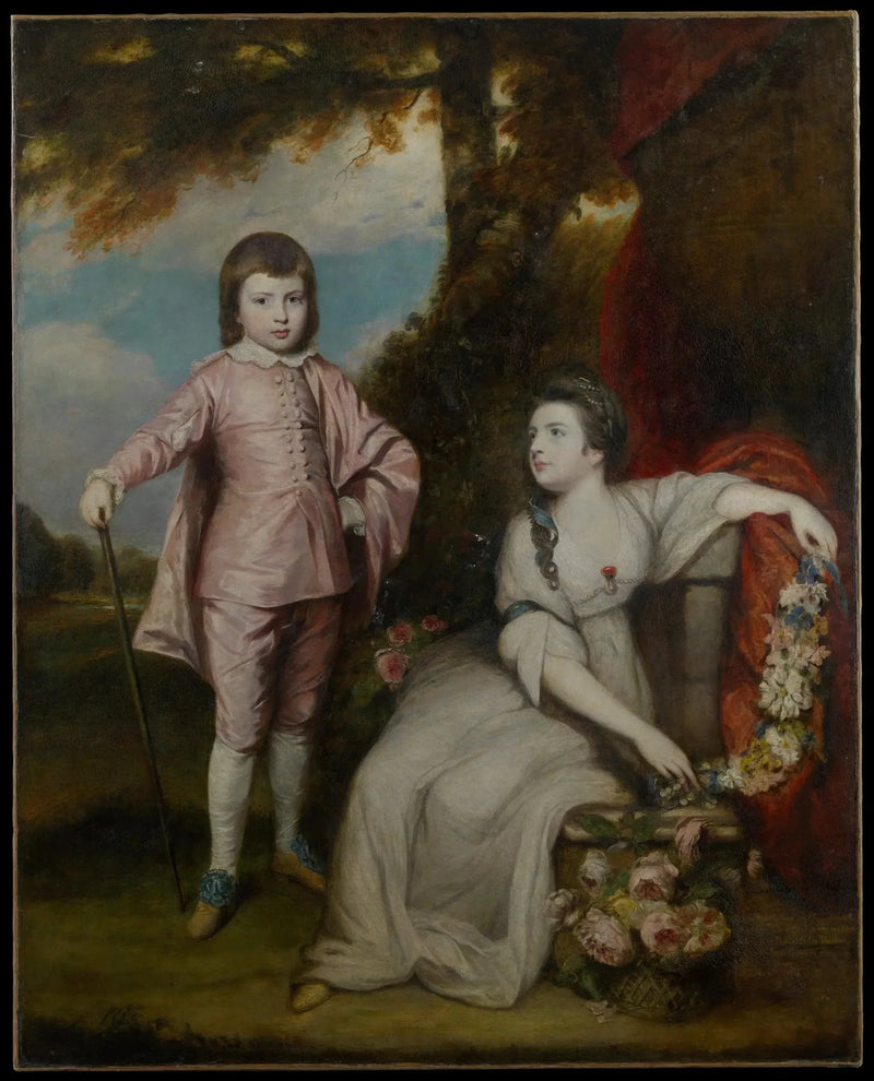 George Capel, vicomte Malden (1757–1839) ja Lady Elizabeth Capel (1755–1834) - Joshua Reynolds