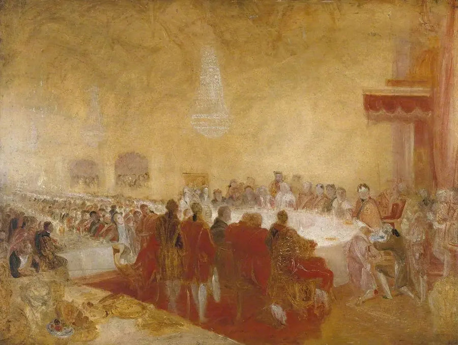 George IV Provostin illallisella Parlamenttitalossa, Edinburgh - J. M. W. Turner