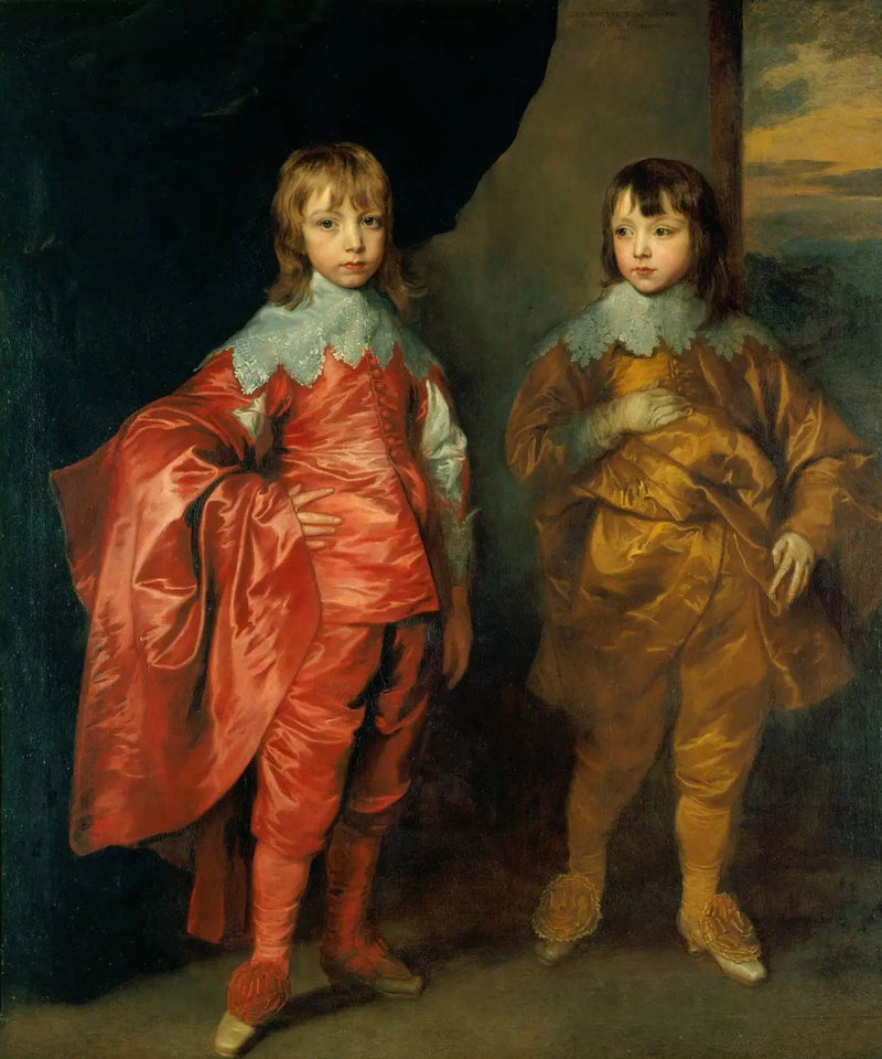 George Villiers, 2. Buckinghamin herttua ja Lord Francis Villiers - Antoine van Dyck