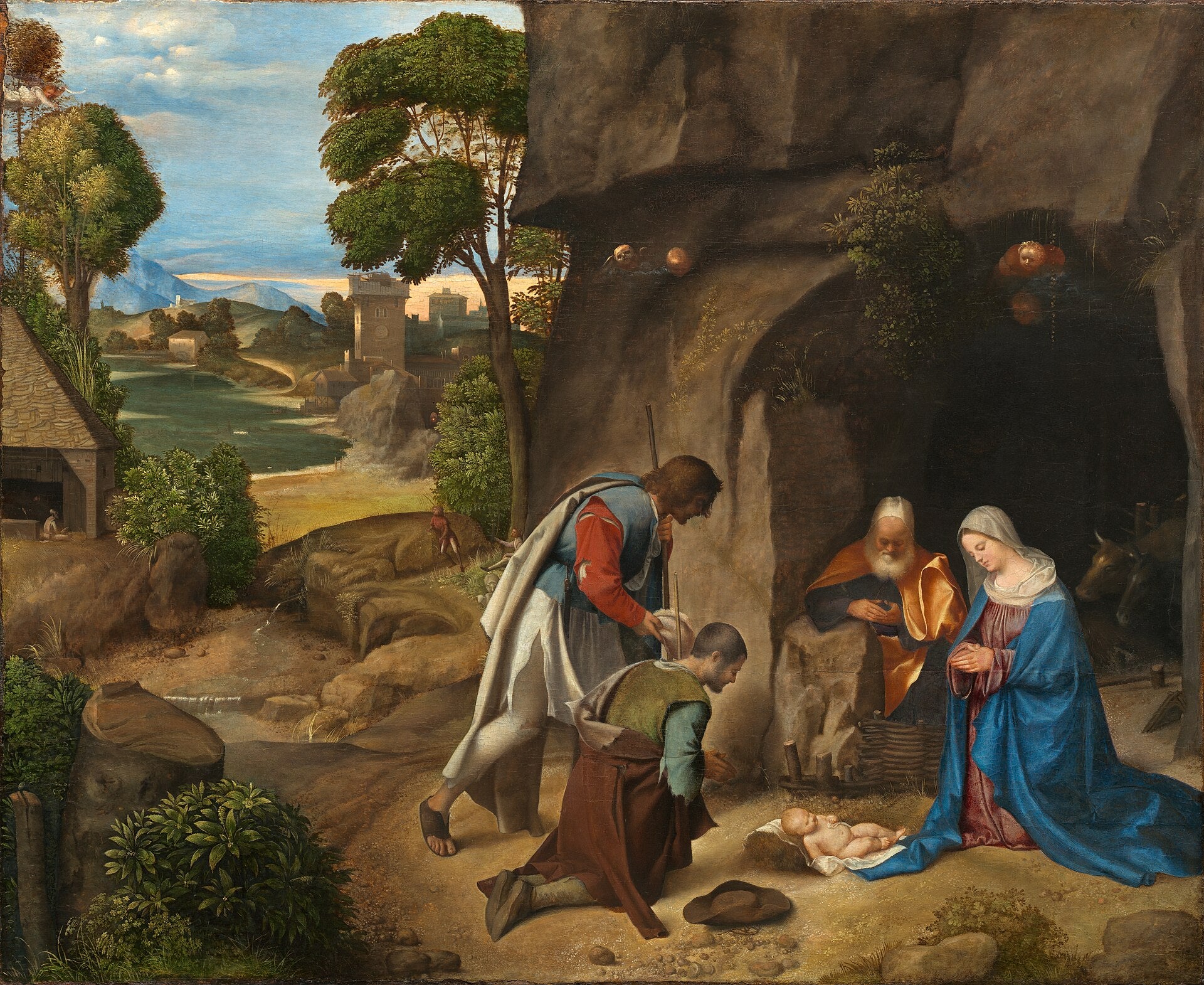 L’Adoration des bergers Allendale - Giorgione