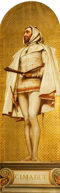 Giovanni Cimabue (1240–1302) (projekti mosaiikille Victoria and Albert Museumissa) - Frederic Leighton