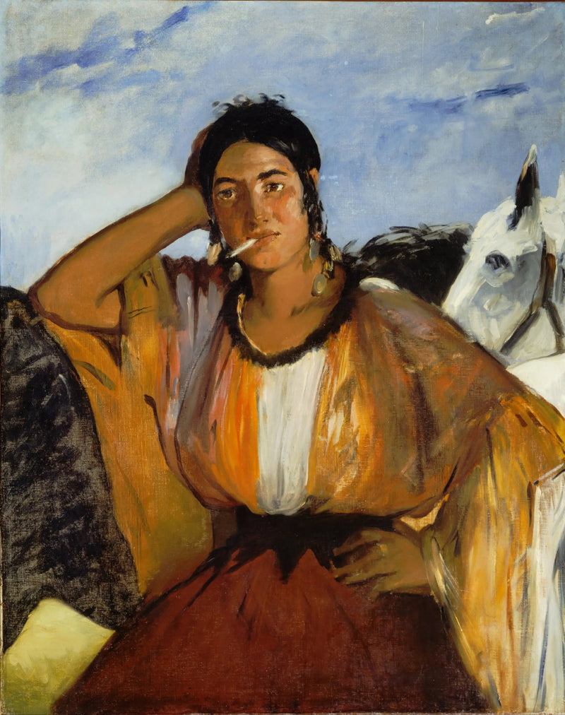 Gitane savukkeella - Édouard Manet