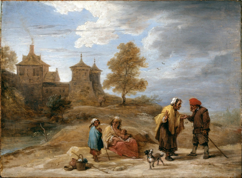 Gitans dans un paysage - David Teniers nuorempi