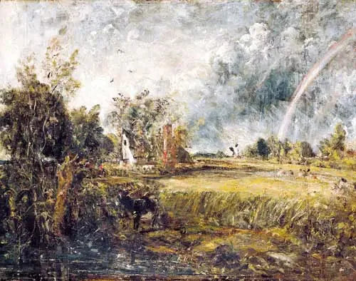 Mökki East Bergholtissa - John Constable