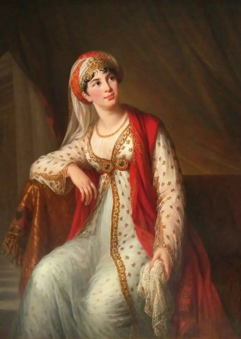 Giuseppina Grassini Zaïren roolissa - Élisabeth Vigeé Le Brun