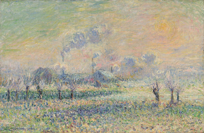 Pontoisen jää - Gustave Loiseau