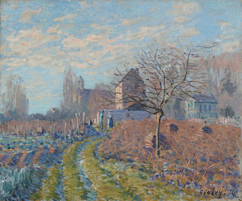 Valkoinen huurre, Pyhän Martin kesä - Alfred Sisley