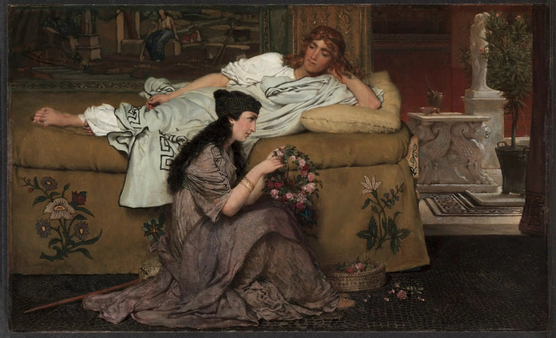 Glaucus ja Nydia - Lawrence Alma-Tadema