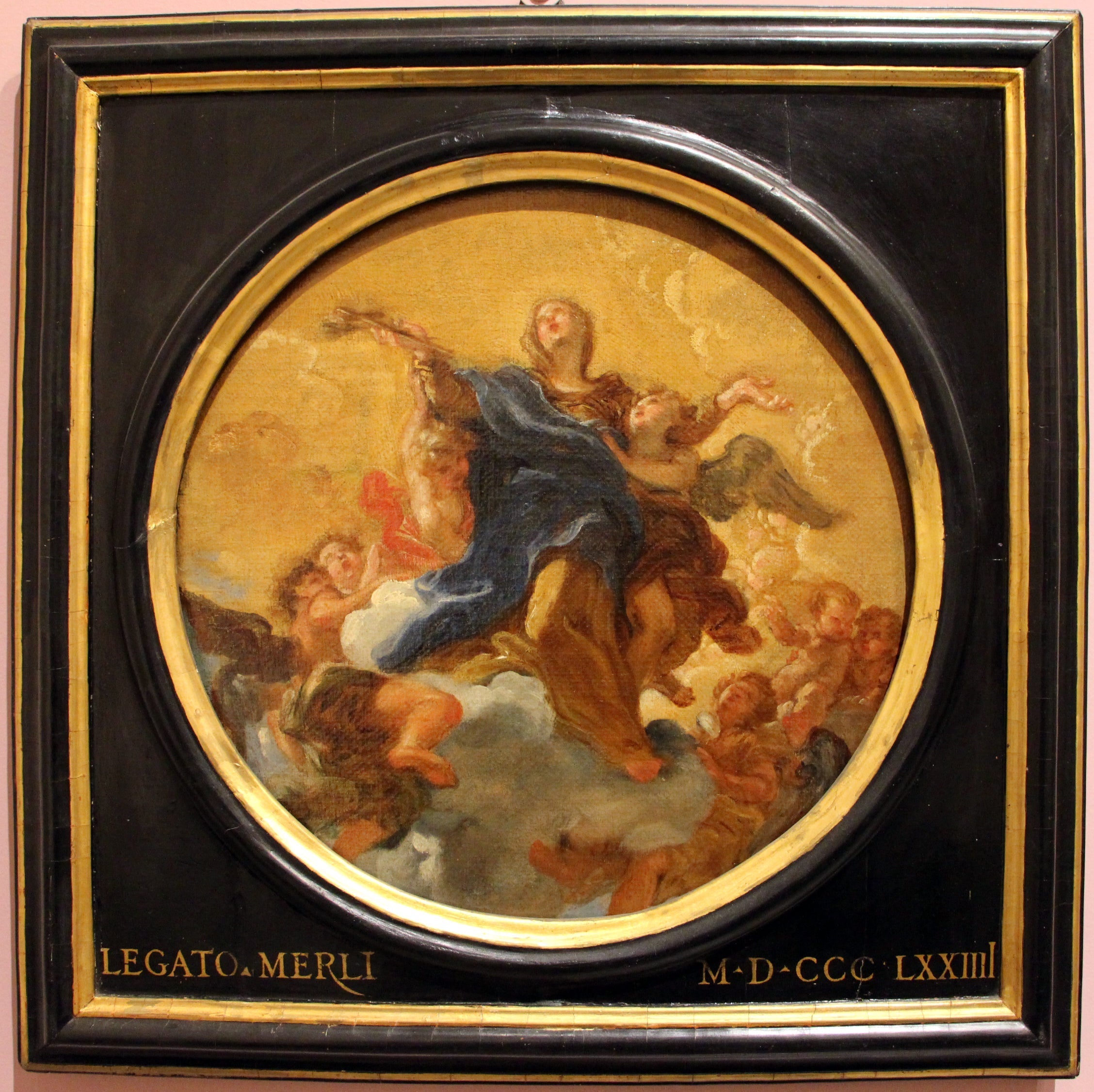 Gloria di Santa Marta - Giovanni Battista Gaulli image 1 reproduction réalisée par Alpha Reproduction