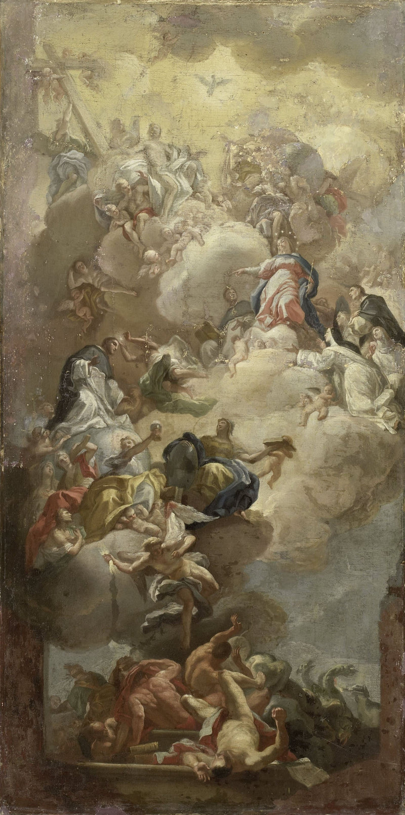 Pyhän Dominicuksen ylistys - Francesco Solimena