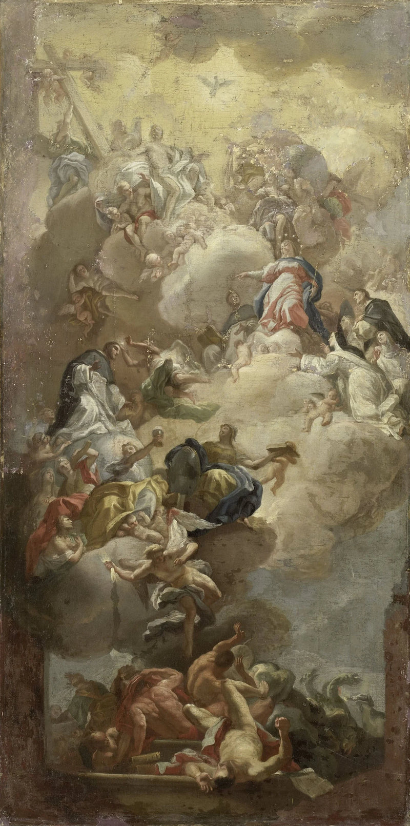 La glorification de saint Dominique - Artiste inconnu du Rijksmuseum
