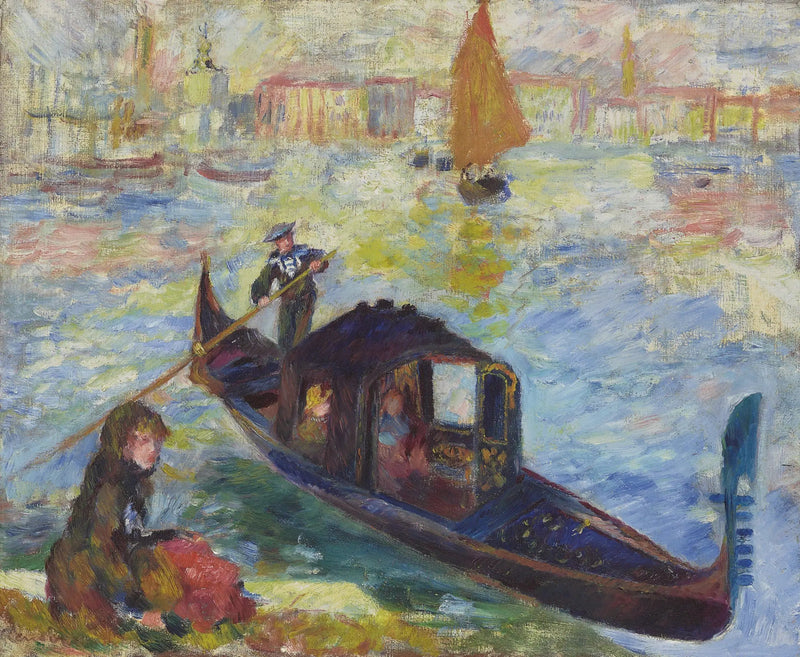 Gondoli, Venetsia - Pierre-Auguste Renoir