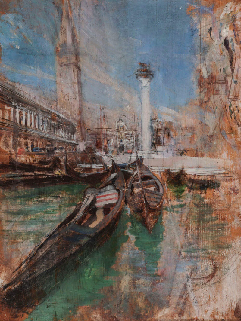 Gondolit Saint-Markin aukiolla - Giovanni Boldini