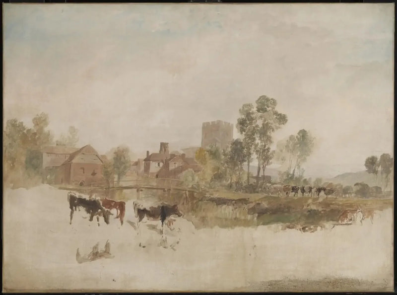 Goringin mylly ja kirkko - J. M. W. Turner