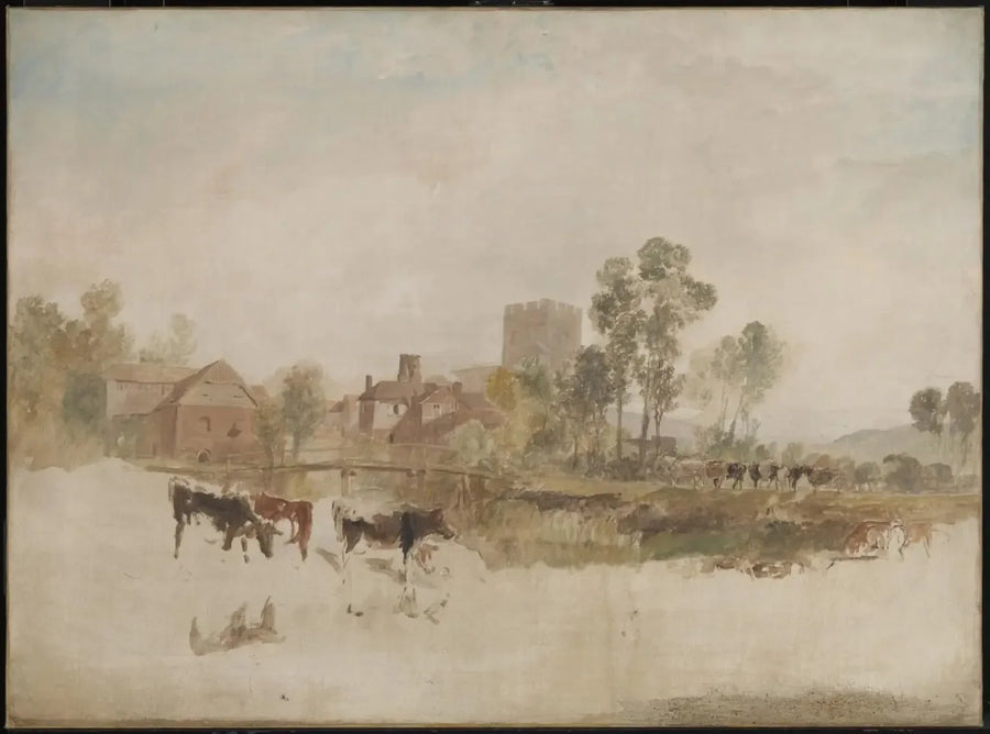 Goringin mylly ja kirkko - J. M. W. Turner