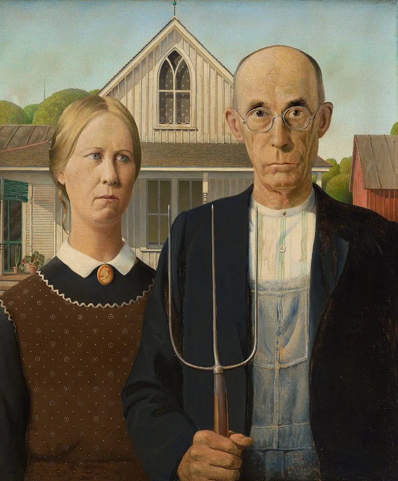 amerikkalainen goottilainen - Grant Wood