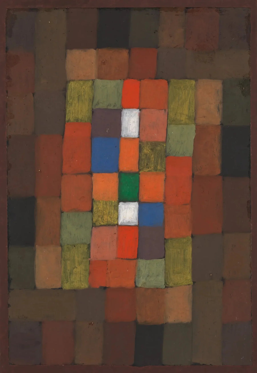 Staattinen-dynaaminen väriasteikko - Paul Klee