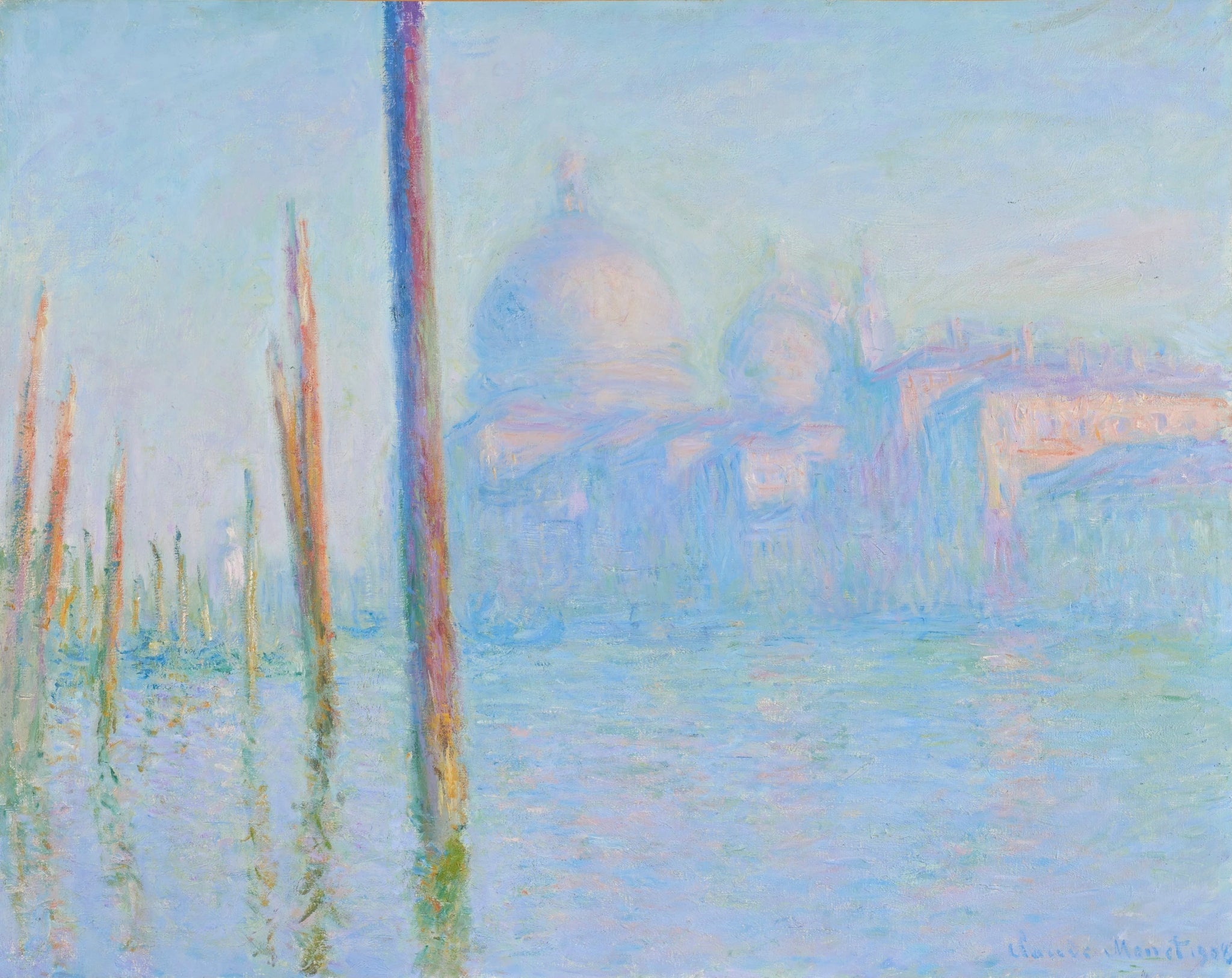 Le Grand Canal à Venise de Claude Monet, 1908 – Fine Arts Museums of San Francisco 1960.29, Wildenstein 1736