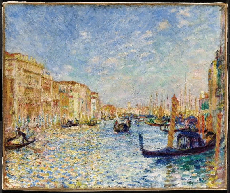 Suuri kanava, Venetsia - Pierre-Auguste Renoir