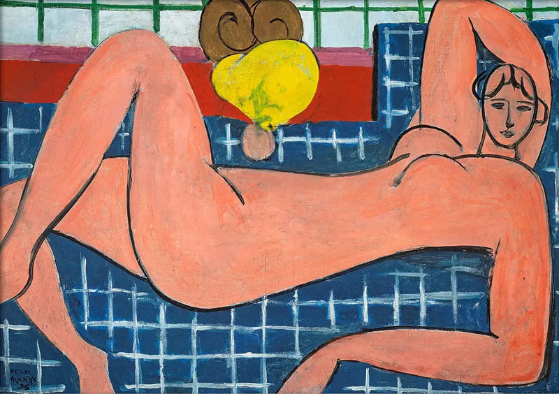Suuri makuulla oleva alaston - Henri Matisse