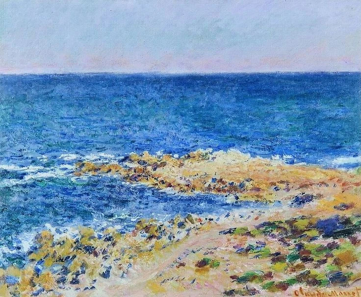 "Big Blue" Antibes W1182:ssa - Claude Monet