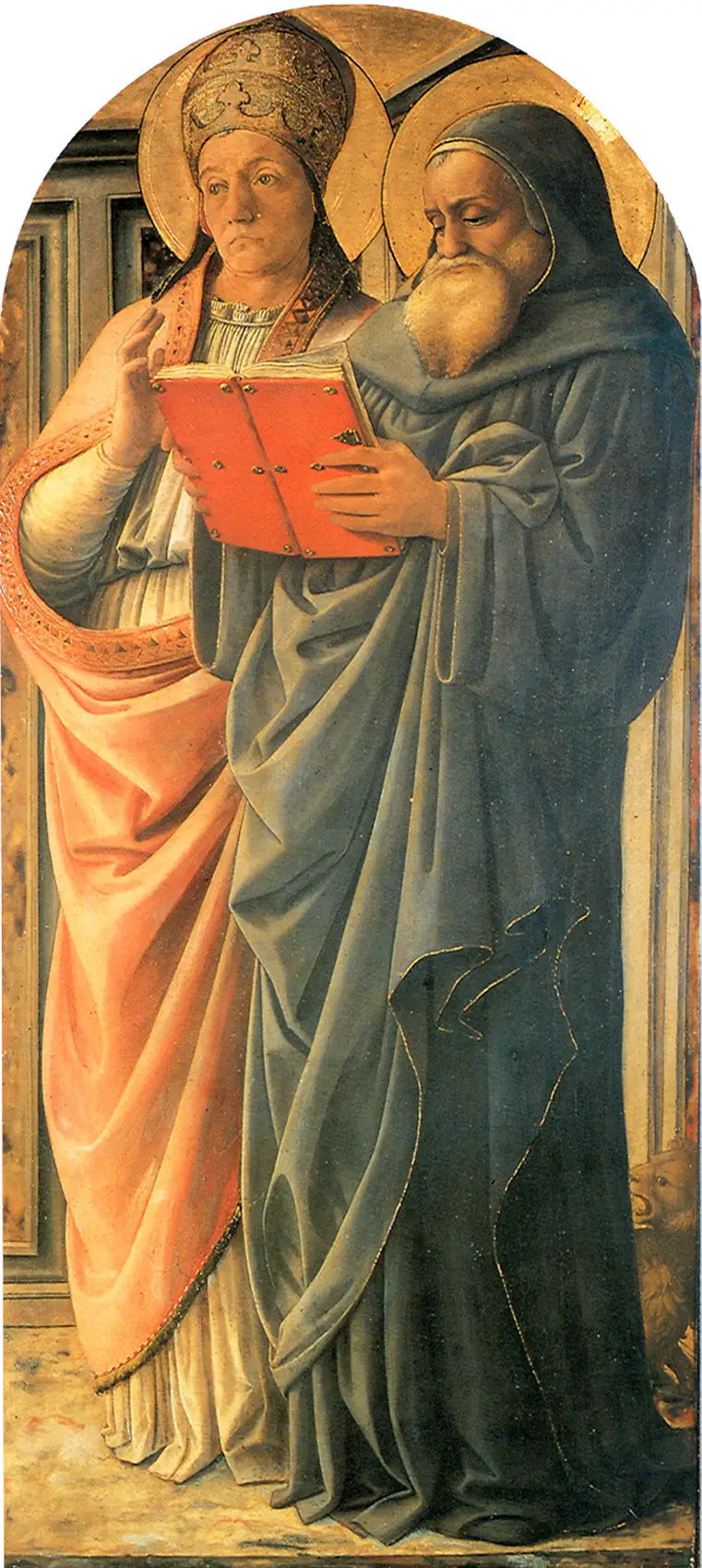 Gregory ja Jerome, kirkon lääkärit - Fra Filippo Lippi
