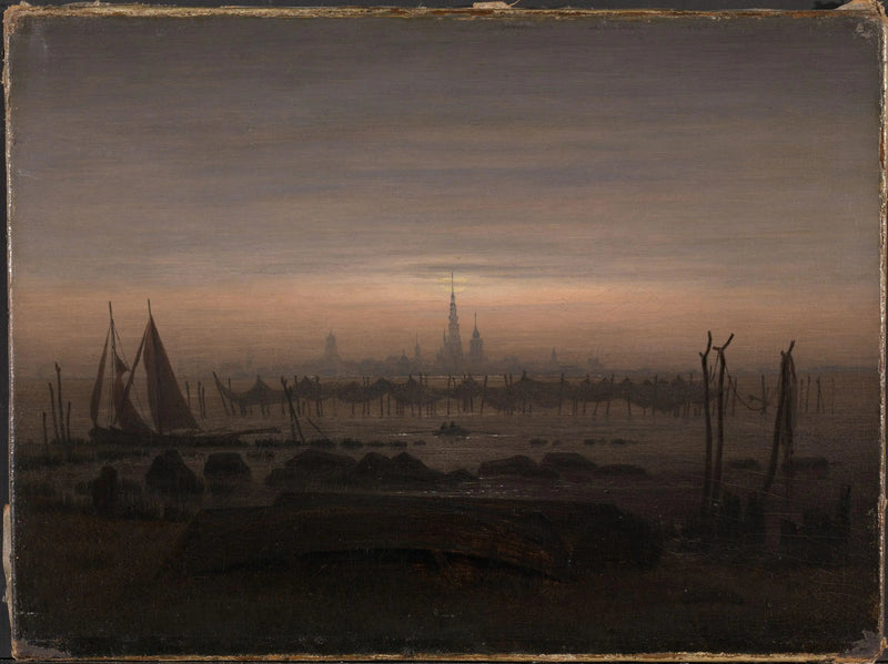 Greifswald kuutamossa - Caspar David Friedrich