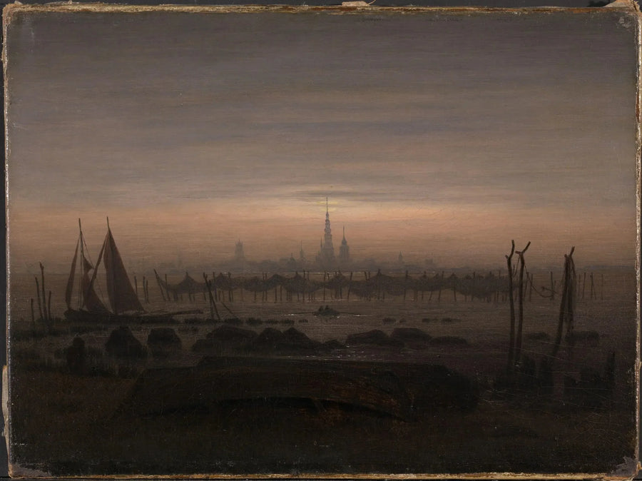 Greifswald kuutamossa - Caspar David Friedrich
