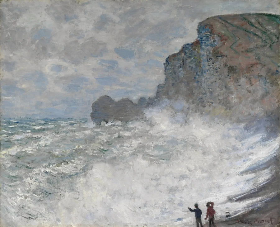 Sää Étretatissa - Claude Monet