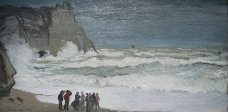 Isot meret Étretat W127:ssä - Claude Monet